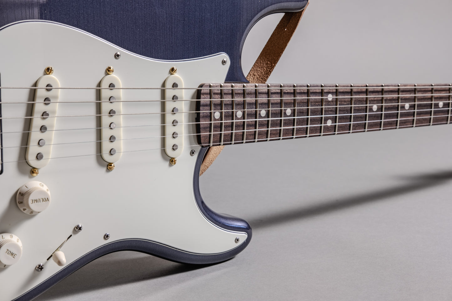 Lewis Parker Guitar Co. - Signature "S" in Charcoal Frost Metallic