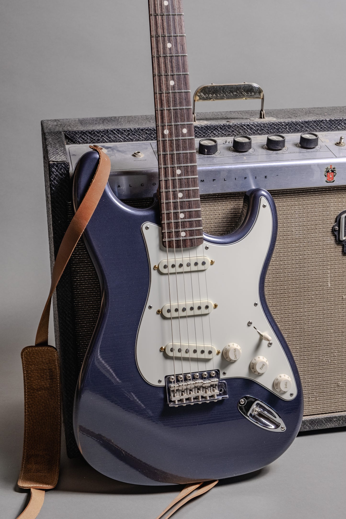 Lewis Parker Guitar Co. - Signature "S" in Charcoal Frost Metallic