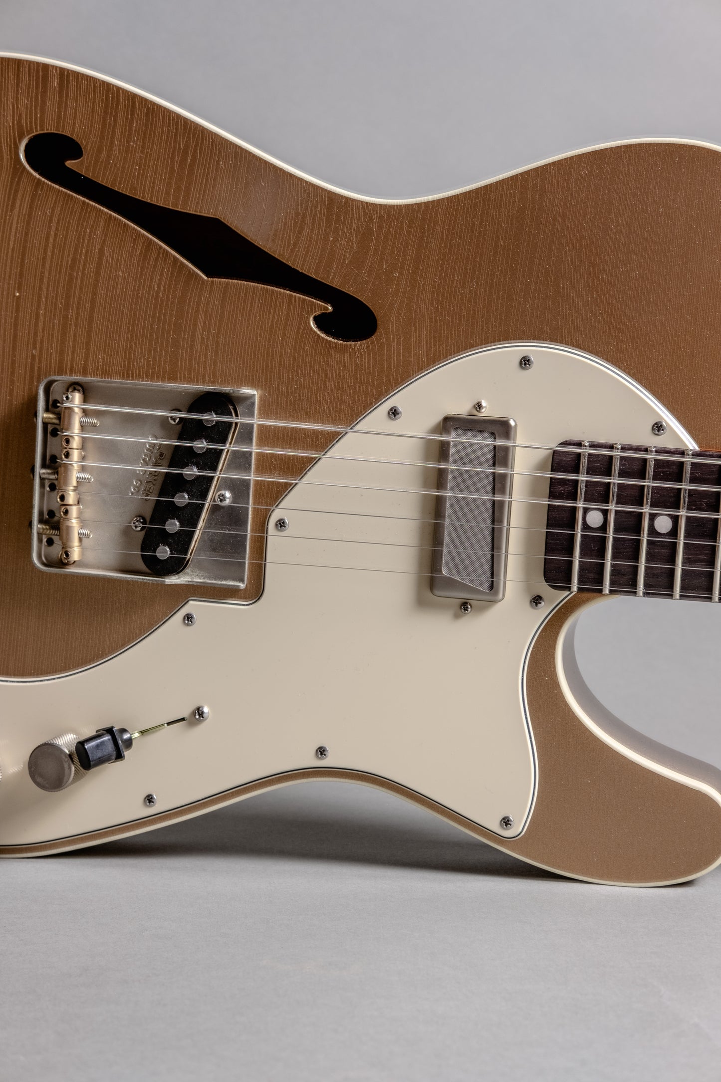 Lewis Parker Guitar Co. - Thinline "T" in Firemist Gold Metallic