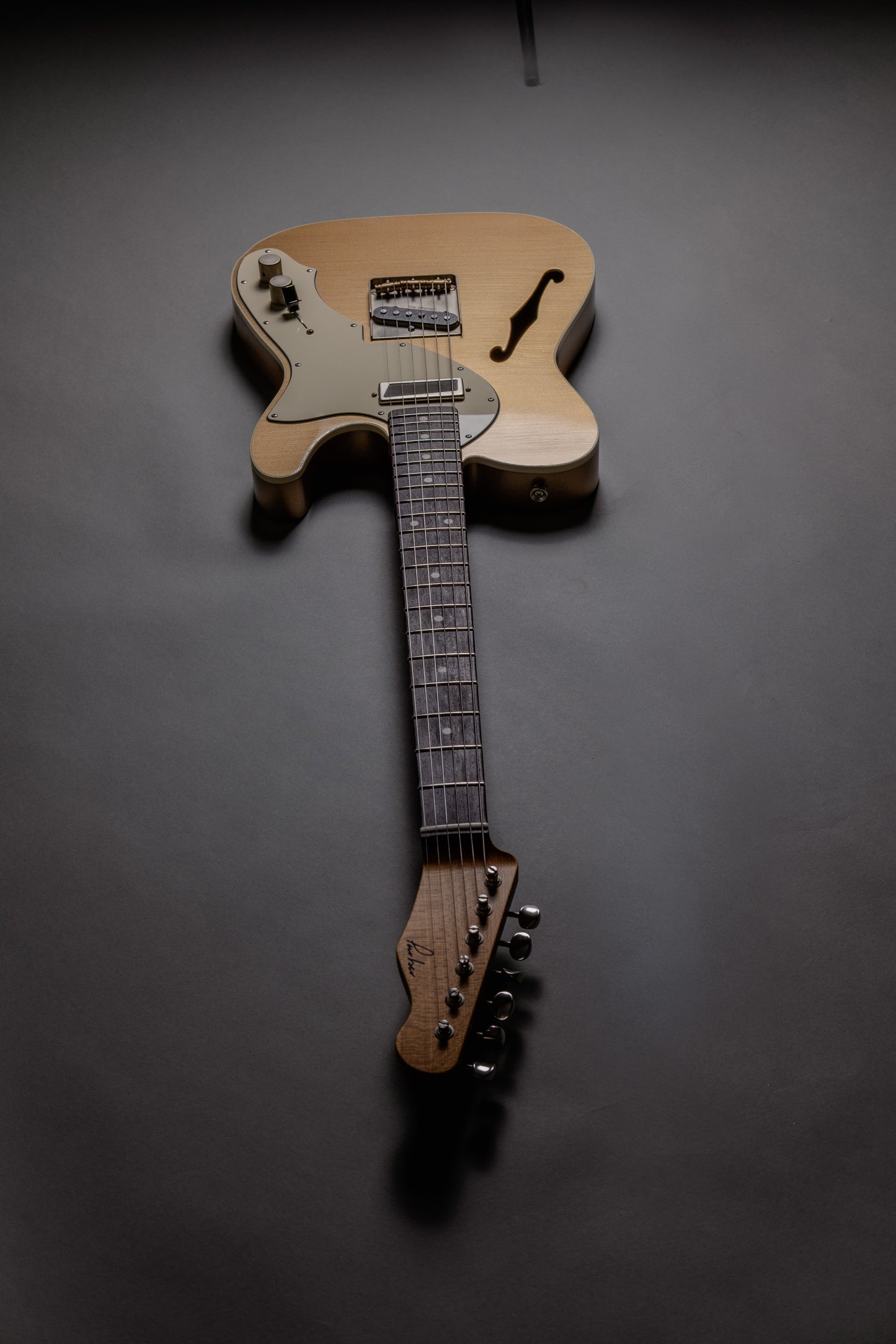 Lewis Parker Guitar Co. - Thinline "T" in Firemist Gold Metallic