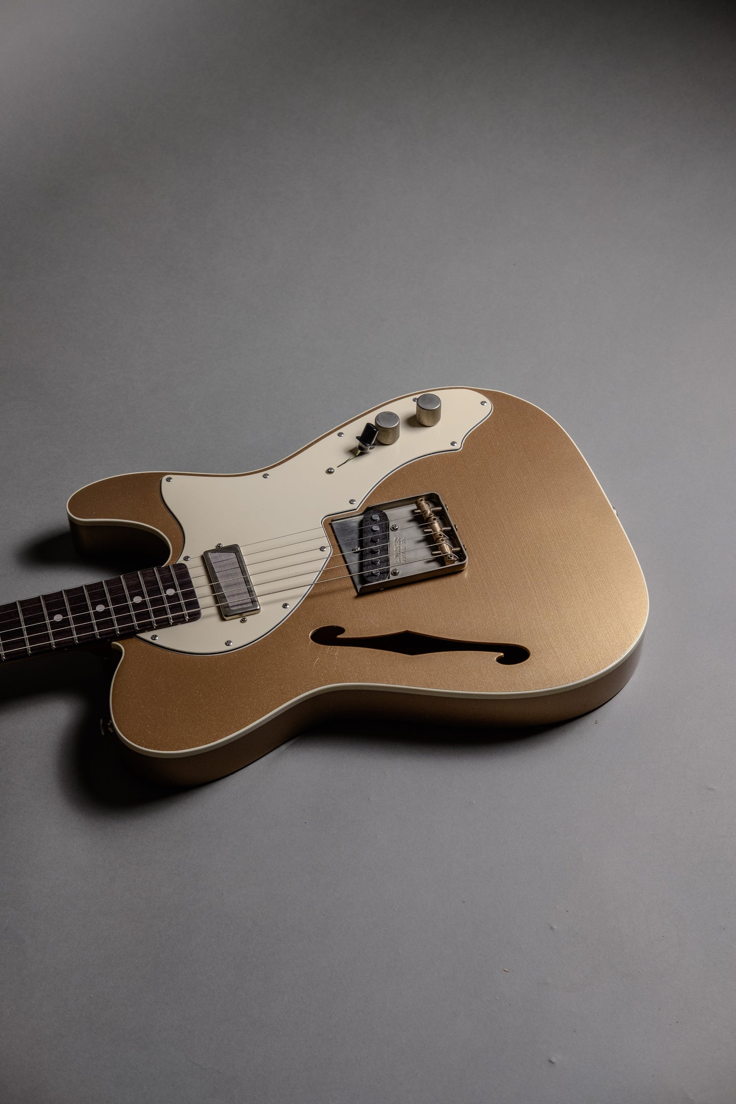 Lewis Parker Guitar Co. - Thinline "T" in Firemist Gold Metallic