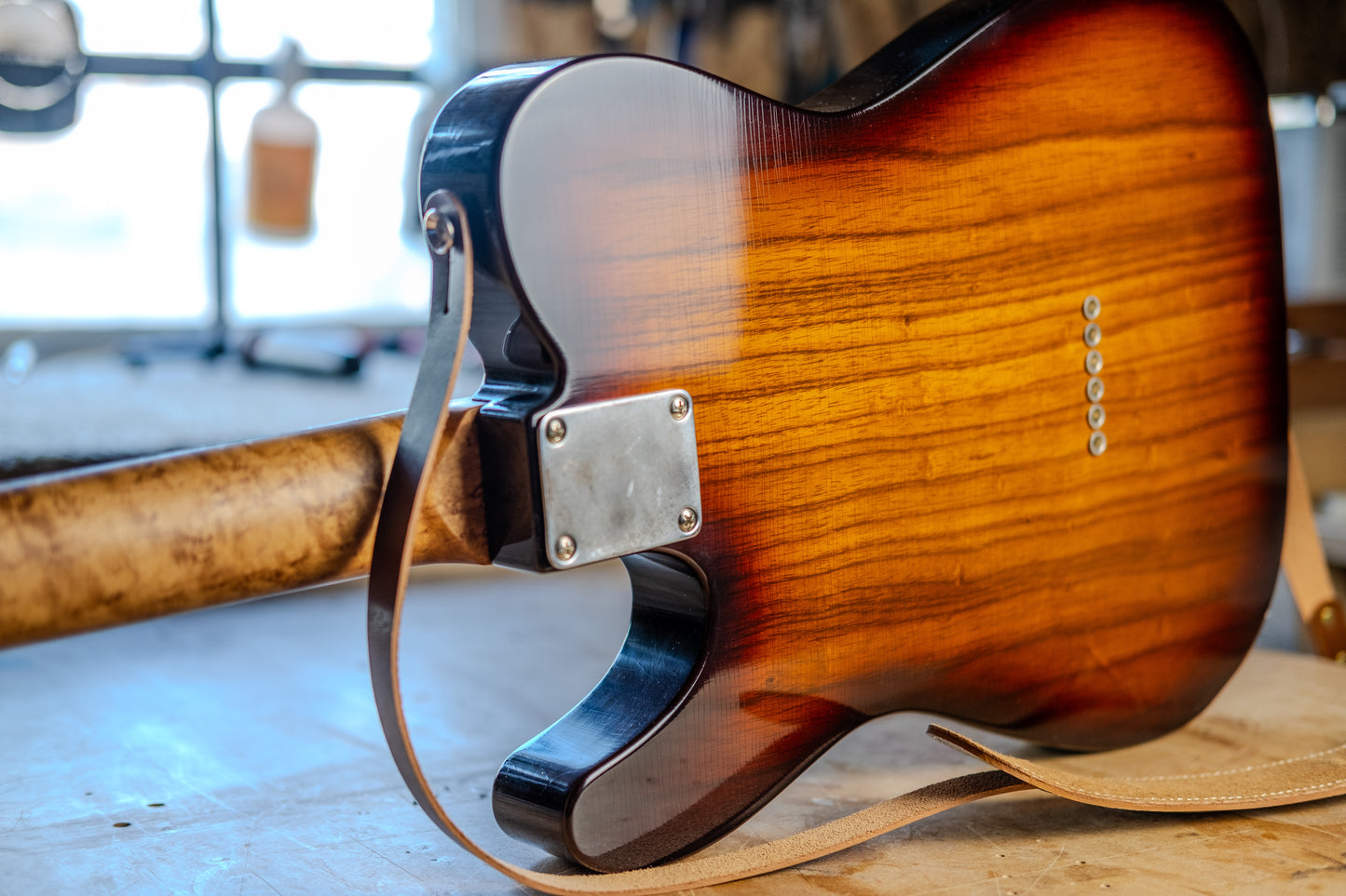 Lewis Parker Guitar Co. - Signature Thinline "T" in Three-Tone Sunburst