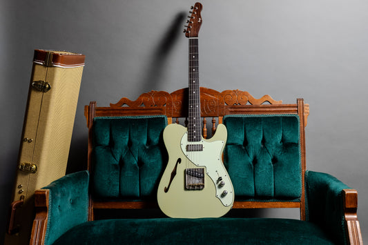 Lewis Parker Guitar Co. - Signature Thinline "T" in Faded Surf Green