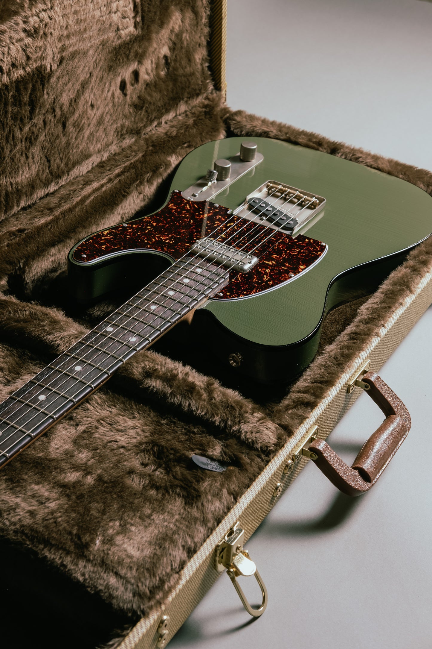Lewis Parker Guitar Co. - Signature "T" Custom in Olive Drab