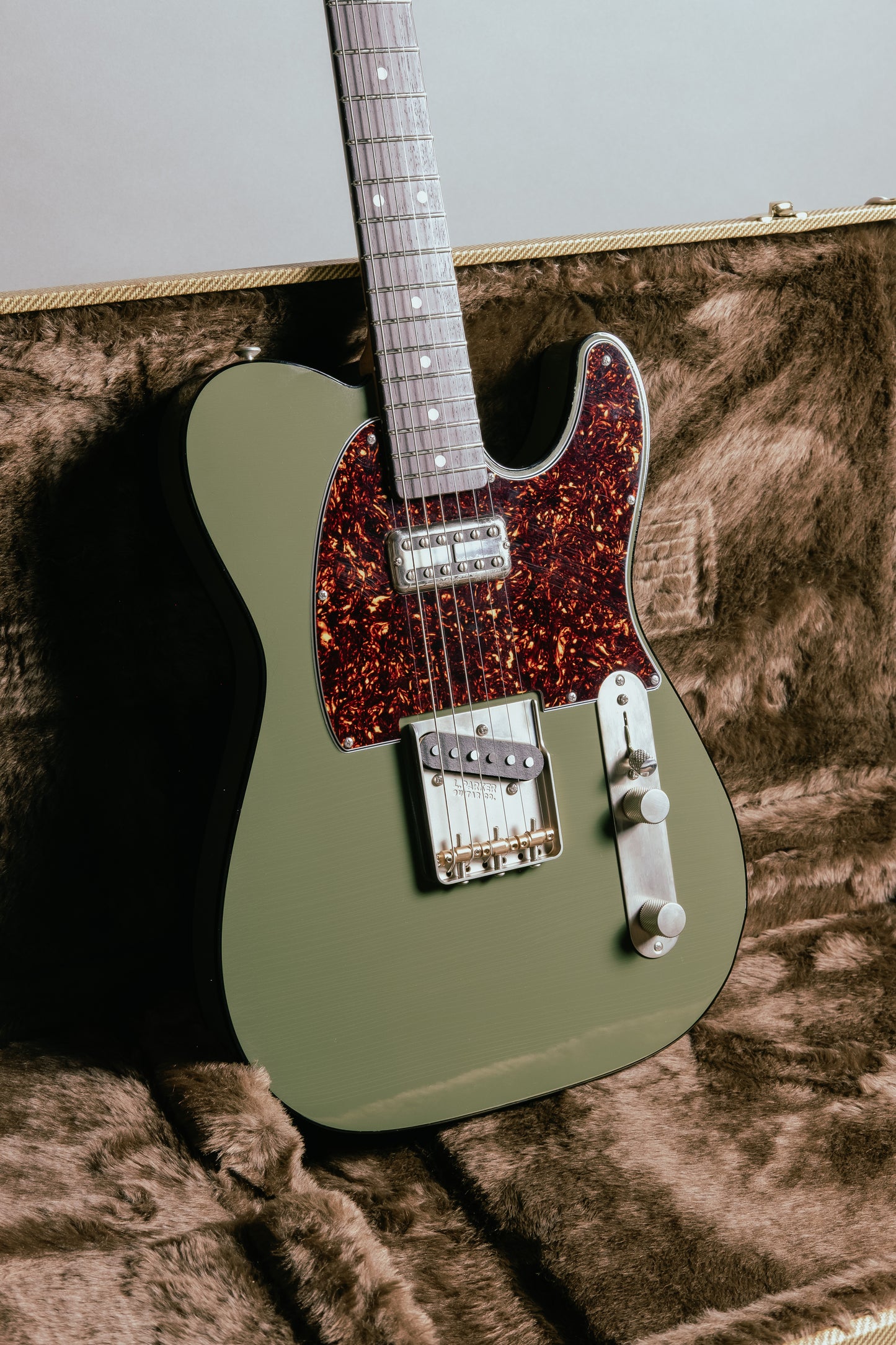 Lewis Parker Guitar Co. - Signature "T" Custom in Olive Drab