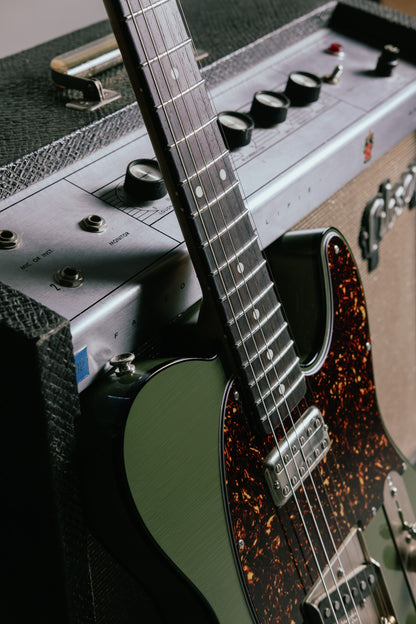 Lewis Parker Guitar Co. - Signature "T" Custom in Olive Drab