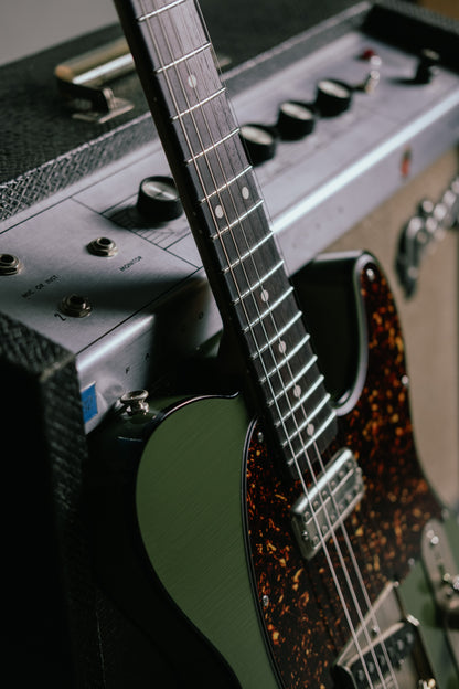 Lewis Parker Guitar Co. - Signature "T" Custom in Olive Drab