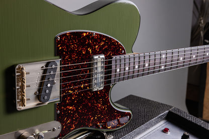 Lewis Parker Guitar Co. - Signature "T" Custom in Olive Drab