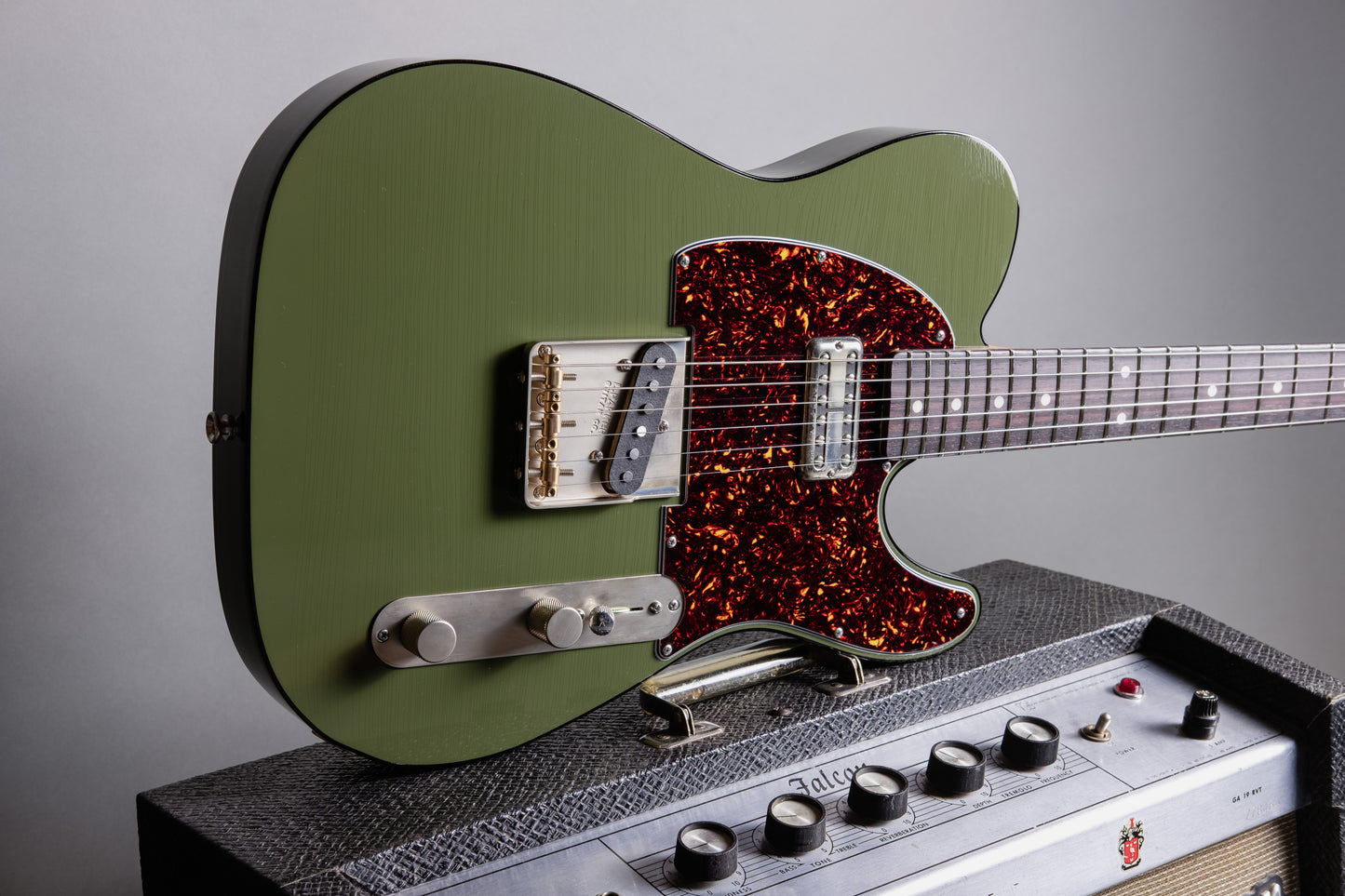 Lewis Parker Guitar Co. - Signature "T" Custom in Olive Drab