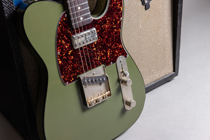 Lewis Parker Guitar Co. - Signature "T" Custom in Olive Drab