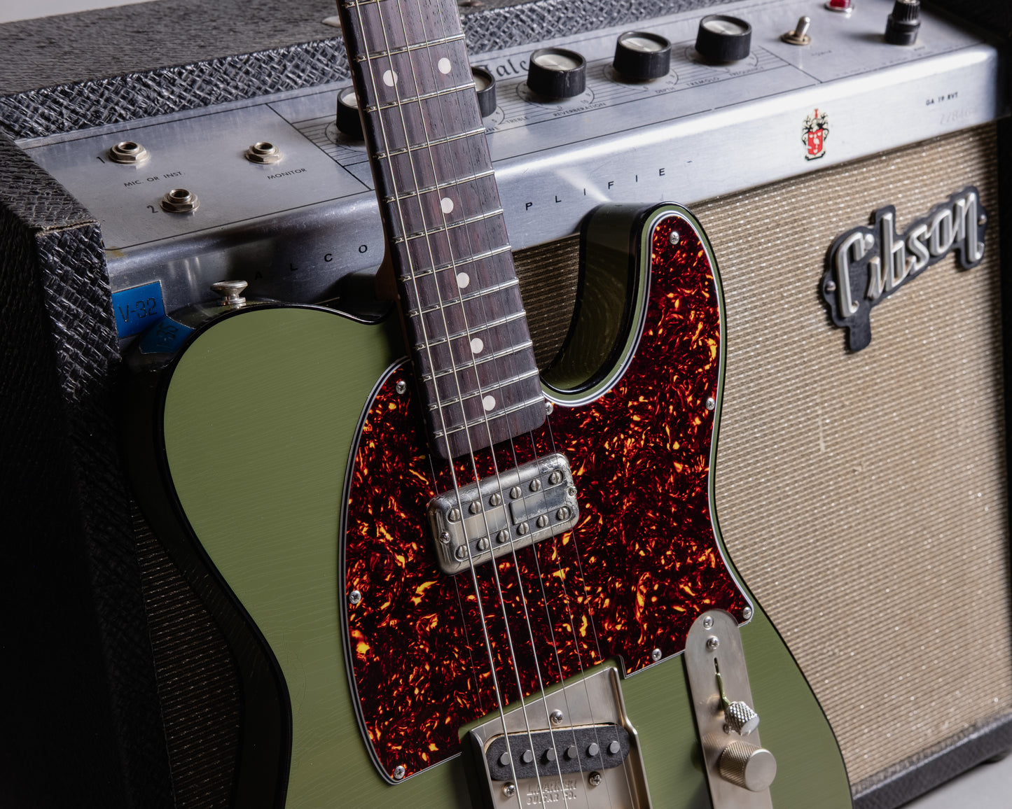 Lewis Parker Guitar Co. - Signature "T" Custom in Olive Drab