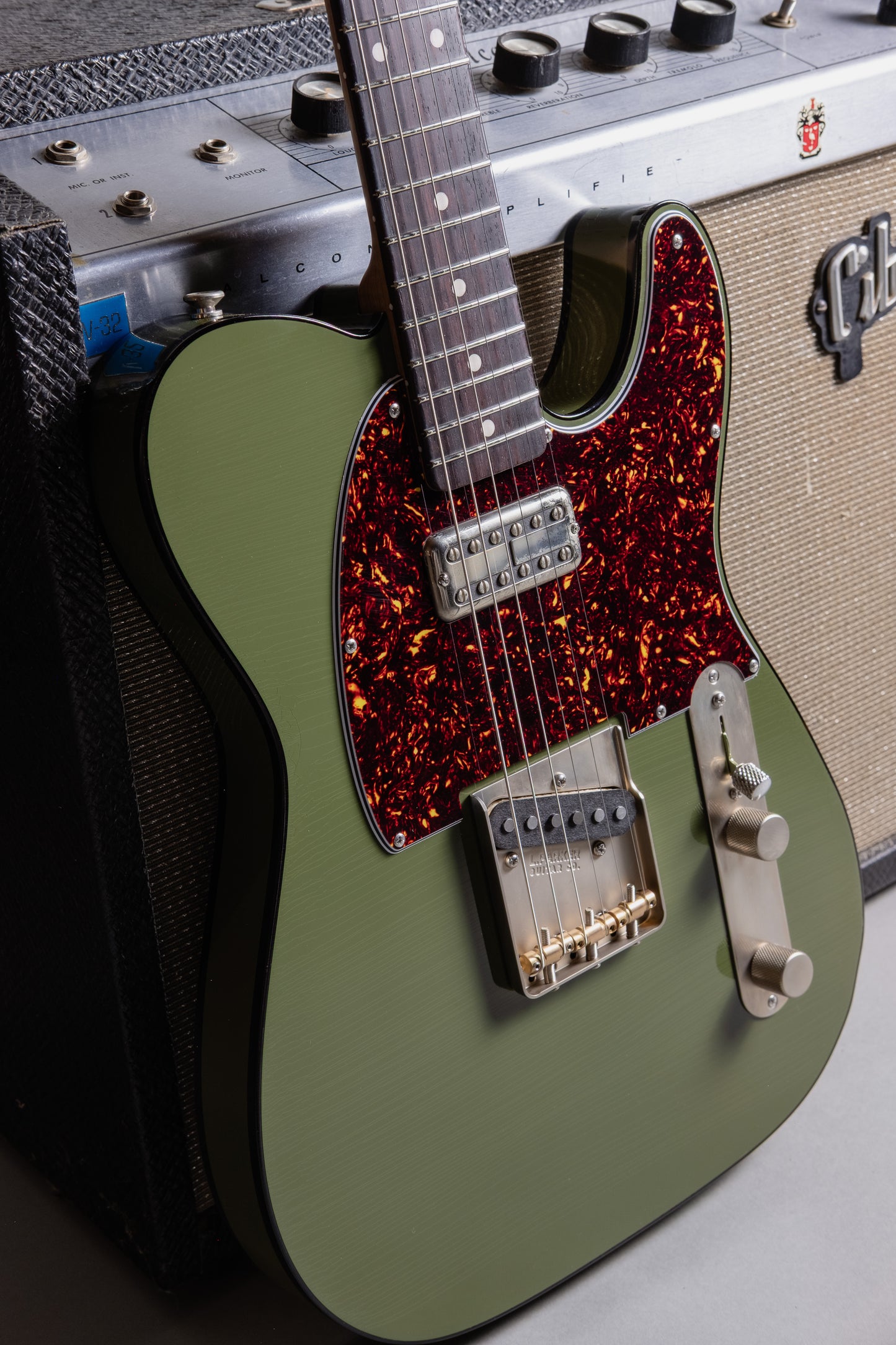 Lewis Parker Guitar Co. - Signature "T" Custom in Olive Drab