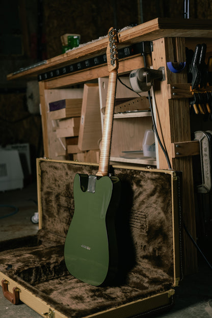 Lewis Parker Guitar Co. - Signature "T" Custom in Olive Drab