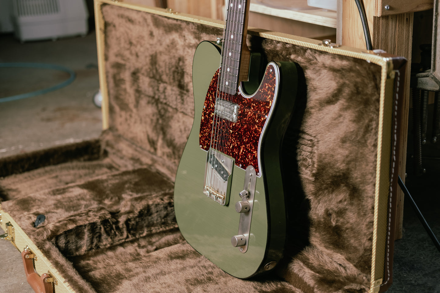 Lewis Parker Guitar Co. - Signature "T" Custom in Olive Drab