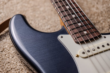 Lewis Parker Guitar Co. - Signature "S" in Charcoal Frost Metallic