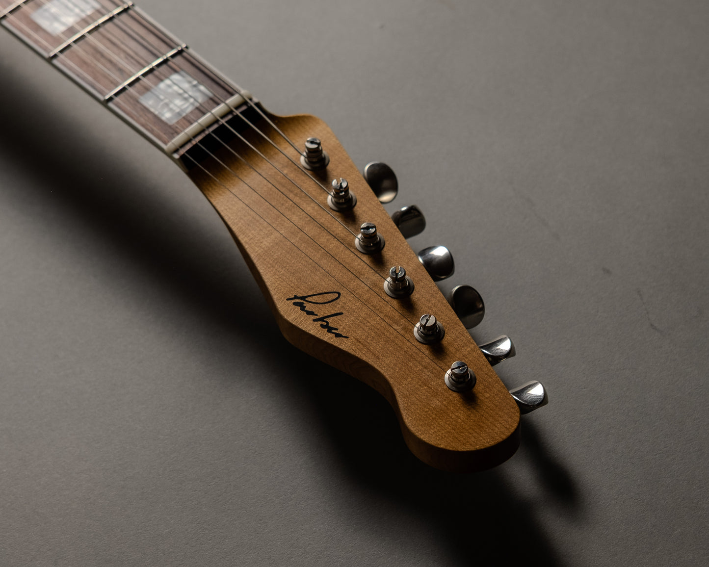 Lewis Parker Guitar Co. - Thinline "T" in Faded Candy Apple Red